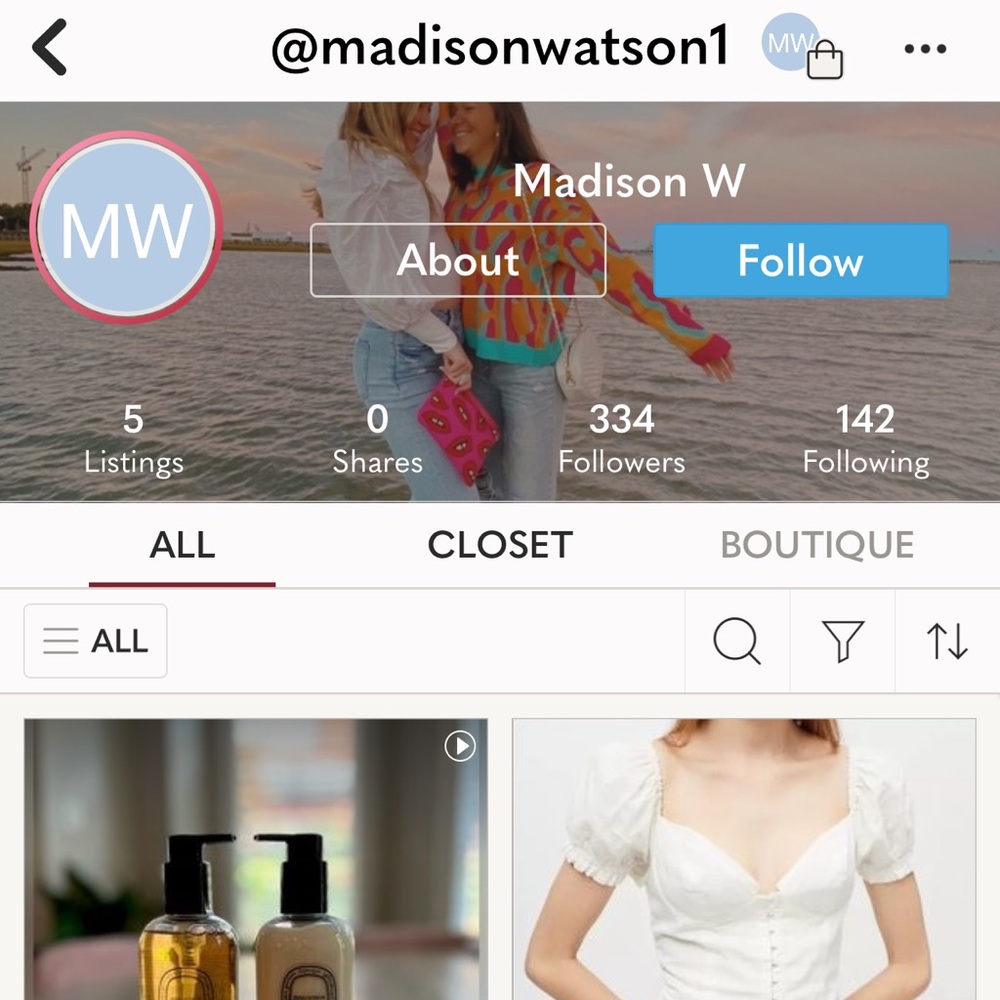 Check out @madisonwatson1 my daughter she is getting started up on Poshmark!